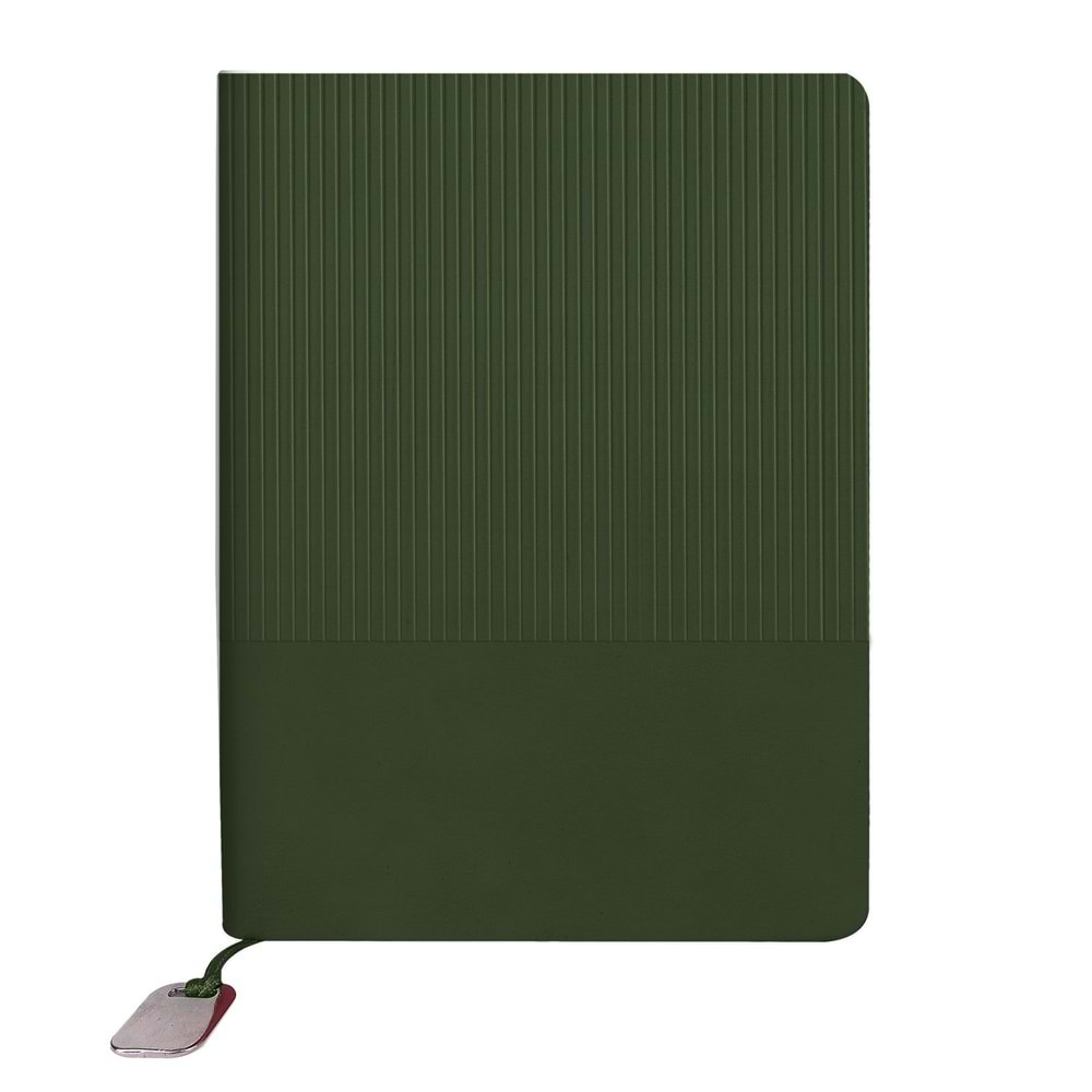 DİKMEN YEŞİL TARİHSİZ DEFTER (15X21 CM)