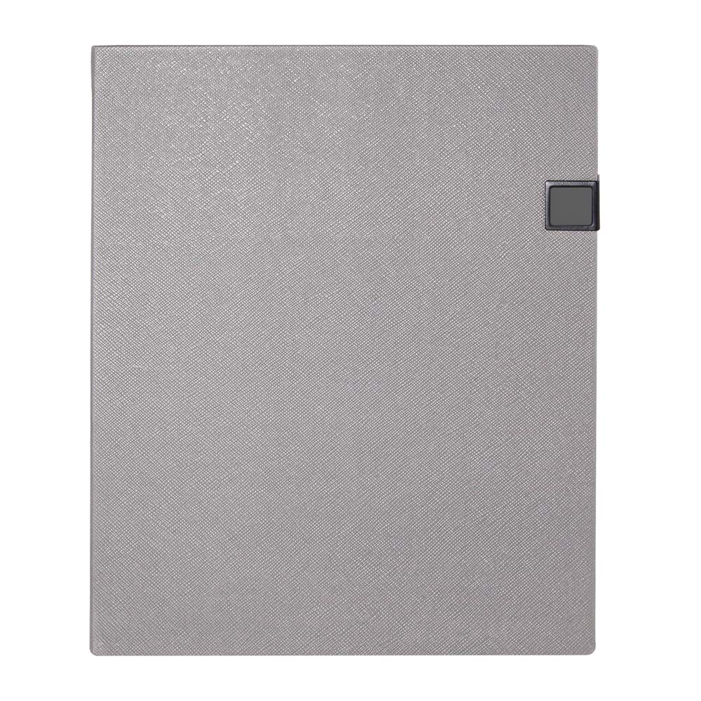 ESAT GRİ TARİHSİZ DEFTER (19X25 CM)