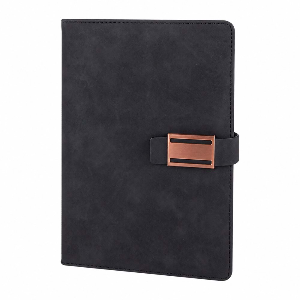 AKINCI SİYAH TARİHSİZ DEFTER (15X21 CM)