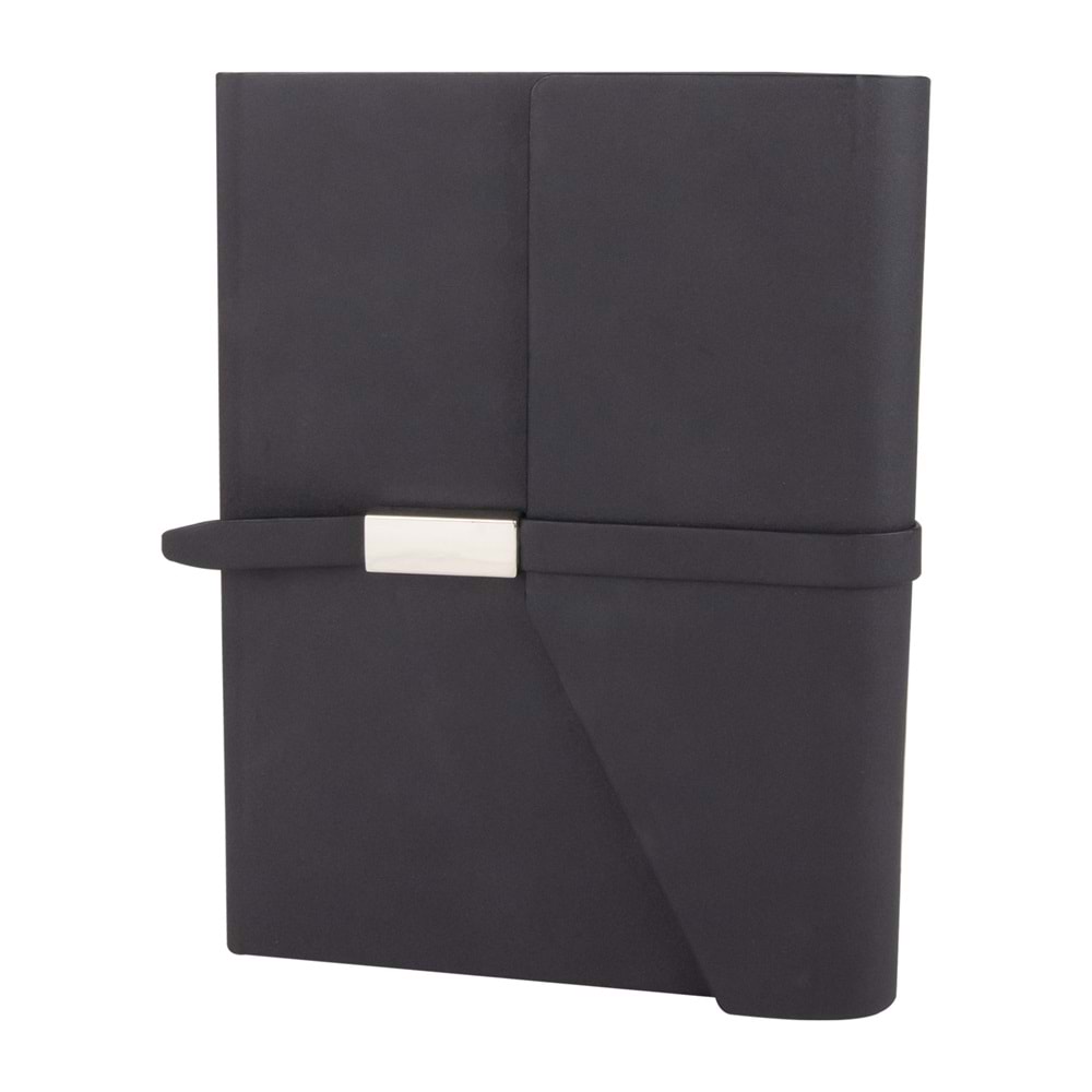 MOGAN SİYAH TARİHSİZ DEFTER (15x21 CM)