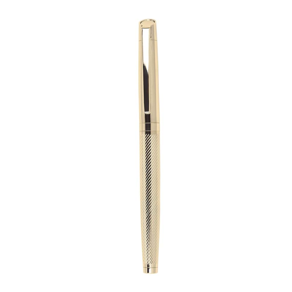 DÜZİÇİ ALTIN METAL ROLLER KALEM 