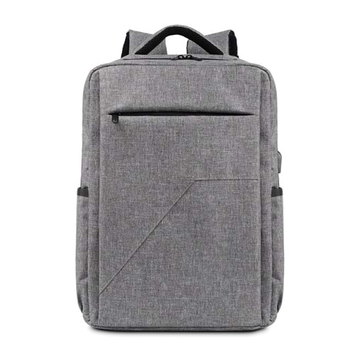 YELKEN GRİ LAPTOP BÖLMELİ SIRT ÇANTASI