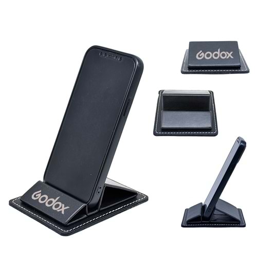 DENGE SİYAH DERİ TELEFON STANDI