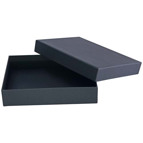 SELVİ SİYAH GEÇME KAPAK POWERBANK KUTU (17X13X3 CM)