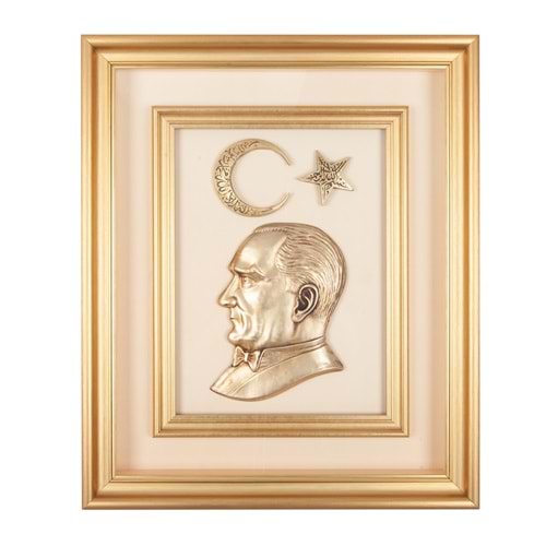 ÖNCÜ BEJ ATATÜRK KABARTMALI TABLO