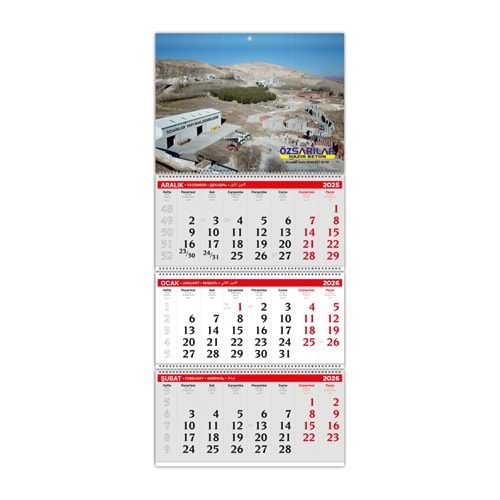 ALA-02 3 PARÇA SPİRALLİ GEMİCİ TAKVİMİ