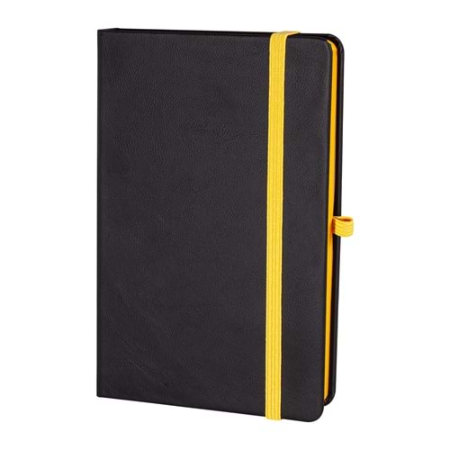 TUNALI SARI TARİHSİZ DEFTER (13X21 CM)