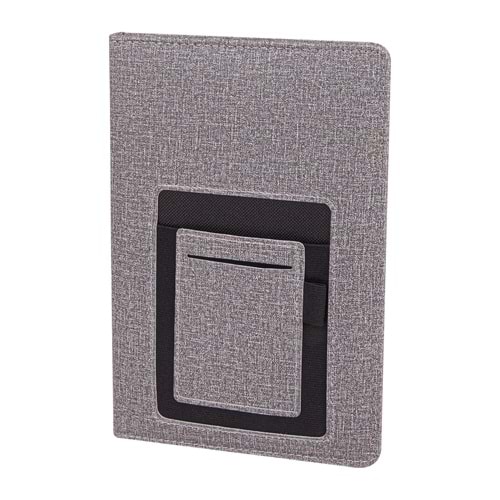 MEŞRUTİYET GRİ TARİHSİZ DEFTER (15X21 CM)