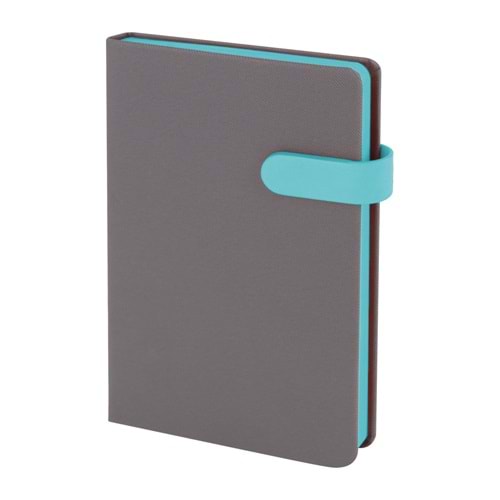 ORAN TURKUAZ TARİHSİZ DEFTER (13X21 CM)