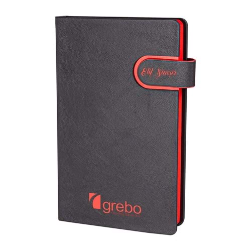 EMEK KIRMIZI TARİHSİZ DEFTER (13X21 CM)
