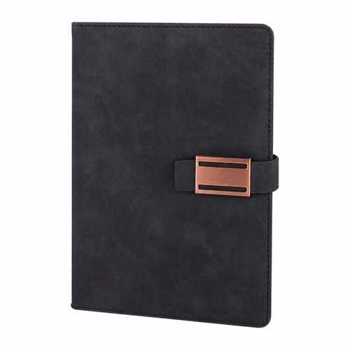 AKINCI SİYAH TARİHSİZ DEFTER (15X21 CM)