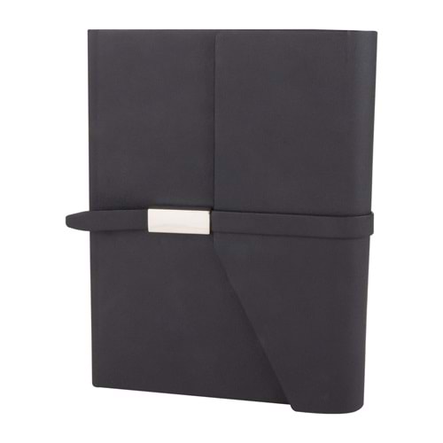 MOGAN SİYAH TARİHSİZ DEFTER (15x21 CM)