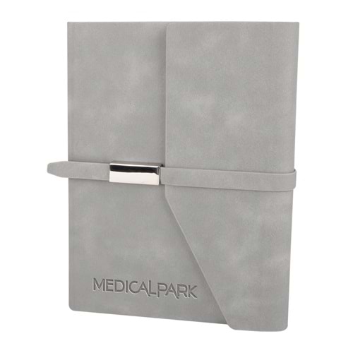 MOGAN GRİ TARİHSİZ DEFTER (15x21 CM)