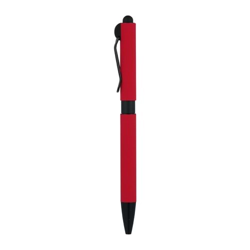 İSPİR KIRMIZI JELL REFILL METAL TÜKENMEZ KALEM