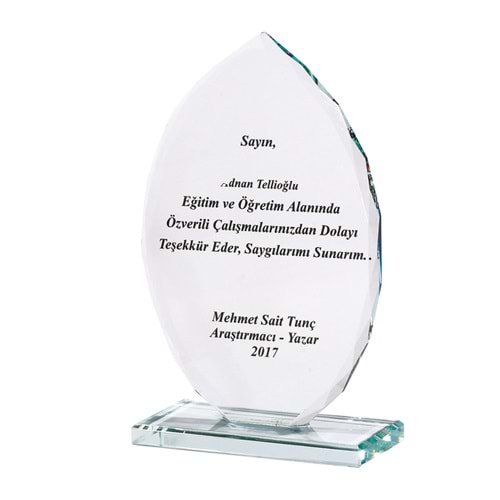 ULAŞ KRİSTAL PLAKET