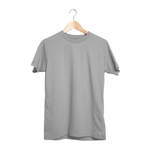 GARDENYA GRİ S SIFIR YAKA TİŞÖRT