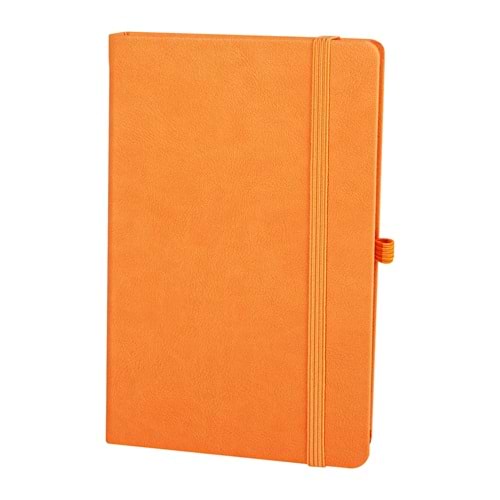 DIŞKAPI TURUNCU TARİHSİZ DEFTER (13X21 CM)