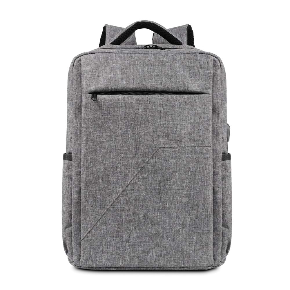 YELKEN GRİ LAPTOP BÖLMELİ SIRT ÇANTASI