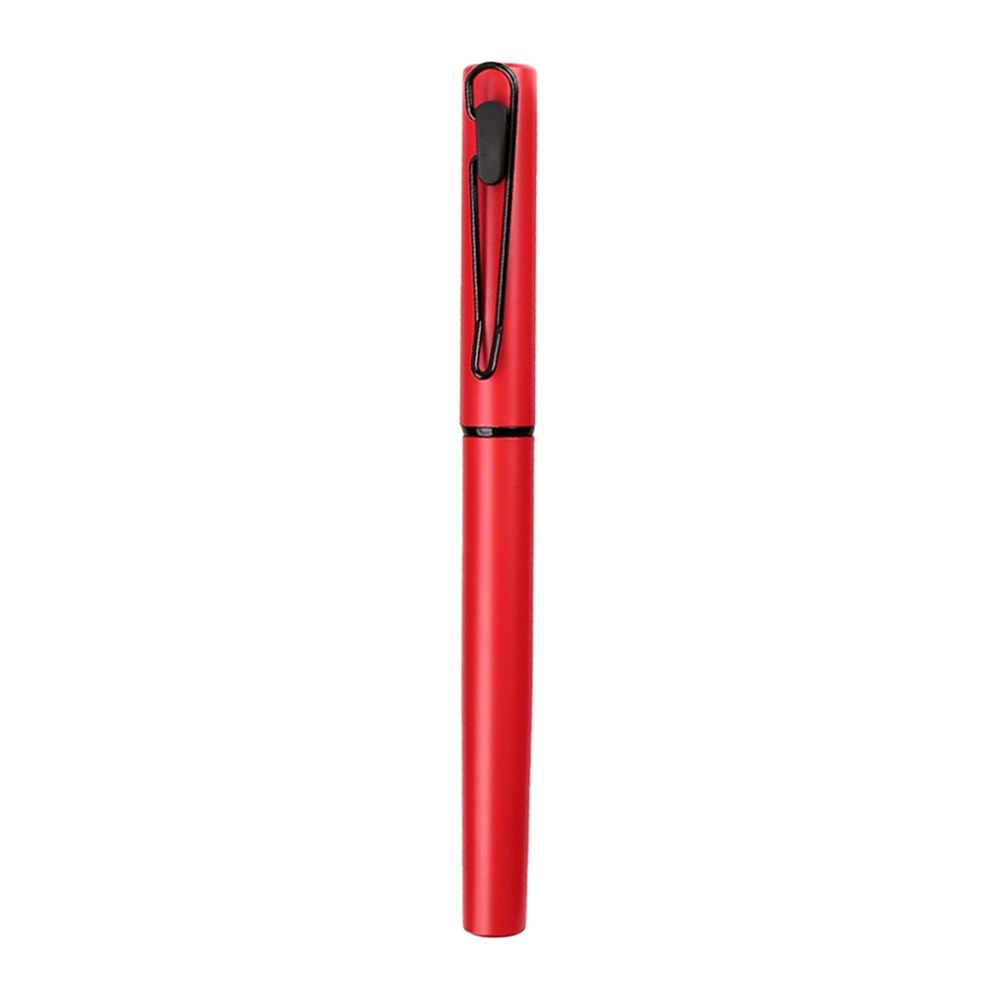 ERDEMLİ KIRMIZI METAL ROLLER KALEM 