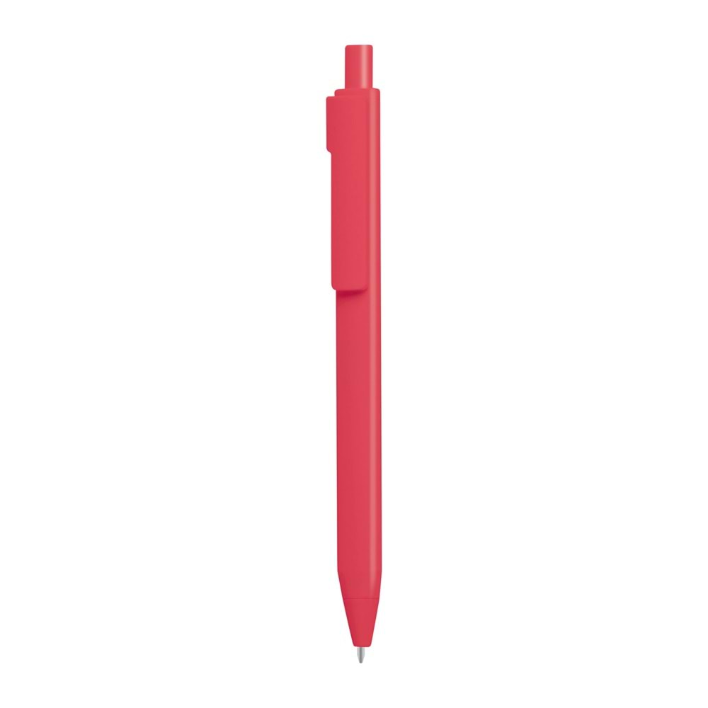 DEVREK PEMBE PLASTİK TÜKENMEZ KALEM 