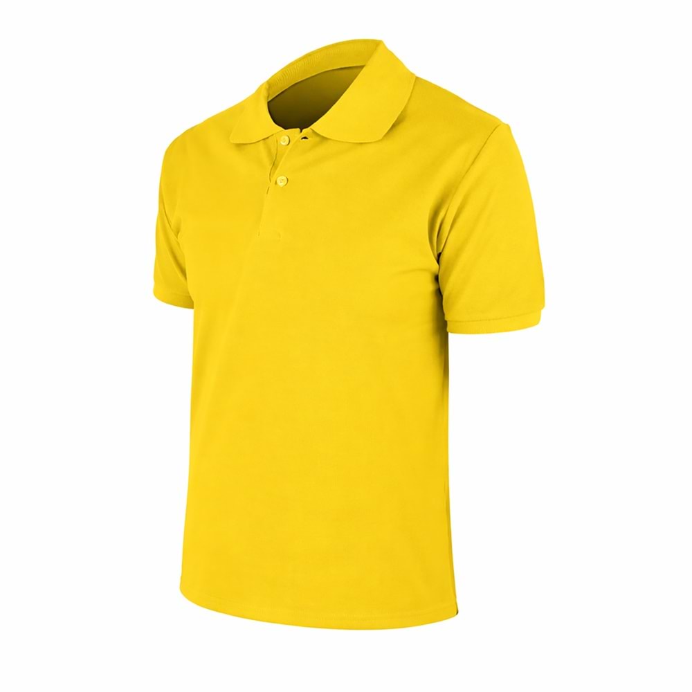 BEGONYA SARI XXL POLO YAKA TİŞÖRT