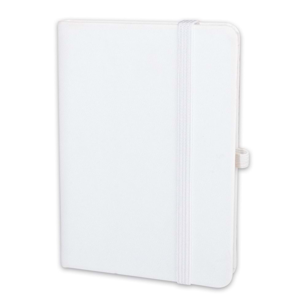 İNCEK BEYAZ TARİHSİZ DEFTER (9X14 CM)