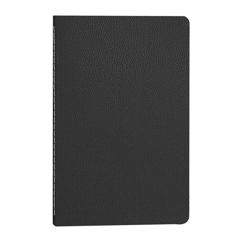 SIHHİYE SİYAH TERZİ DİKİŞLİ DEFTER (13X21 CM)