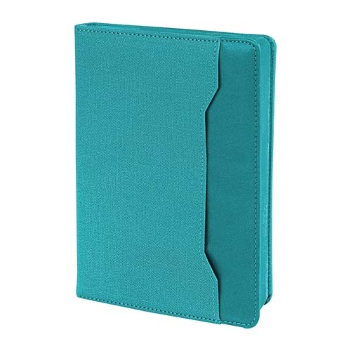 KORU TURKUAZ TARİHSİZ DEFTER (15X21 CM)
