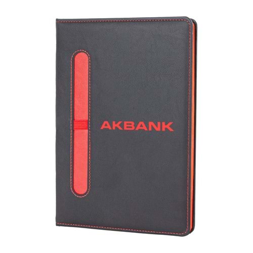 EYMİR KIRMIZI TARİHSİZ DEFTER (15x21 CM)