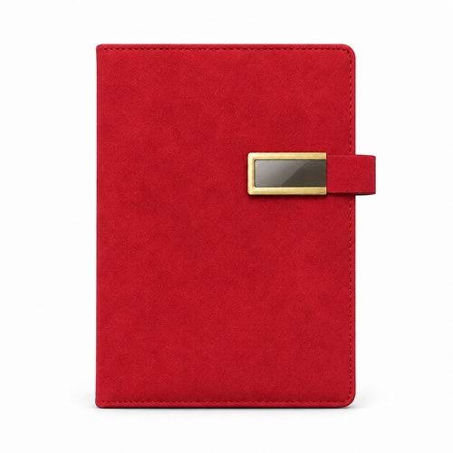 ANAFARTALAR KIRMIZI TARİHSİZ DEFTER (15X21 CM)