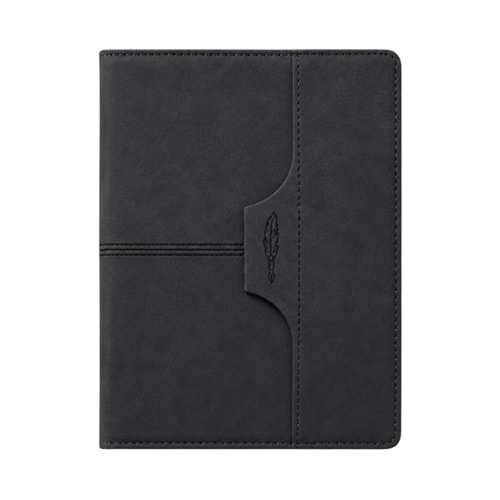 ATAKULE SİYAH TARİHSİZ DEFTER (15X21 CM)
