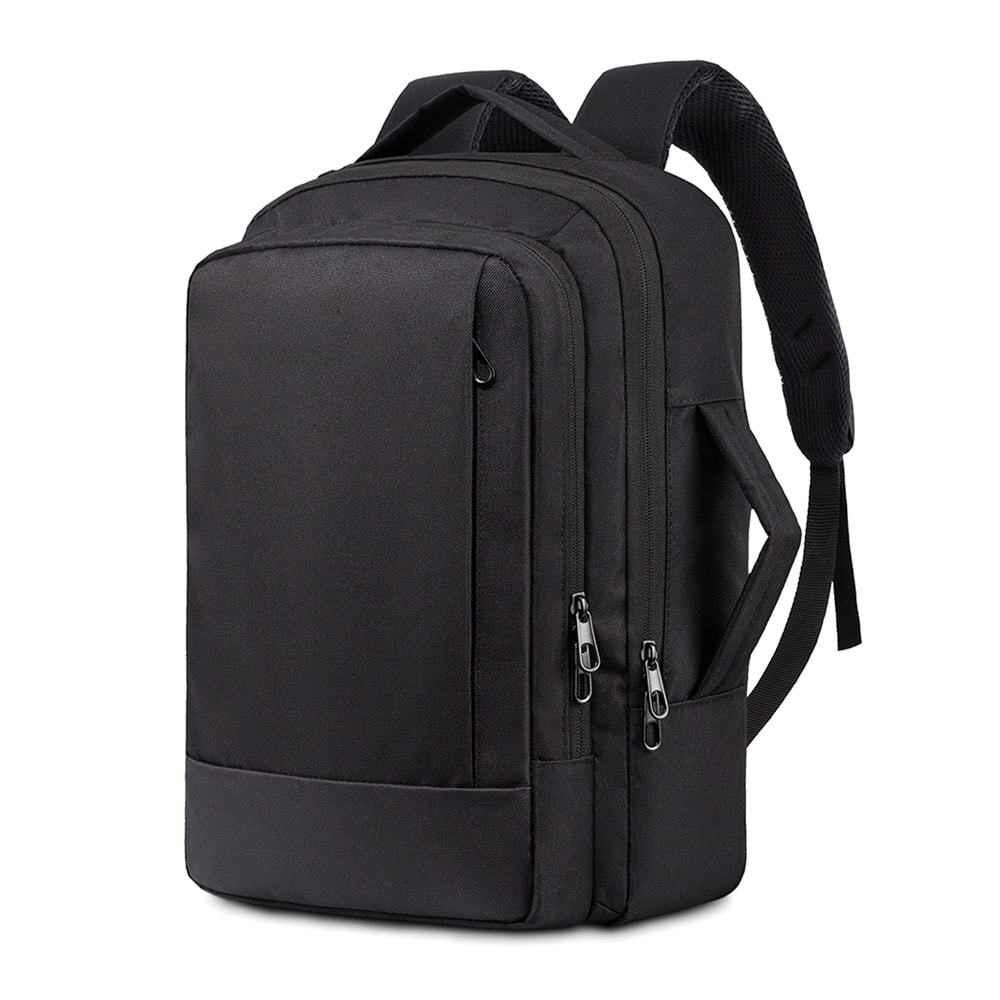 KEŞİF SİYAH LAPTOP BÖLMELİ SIRT ÇANTASI