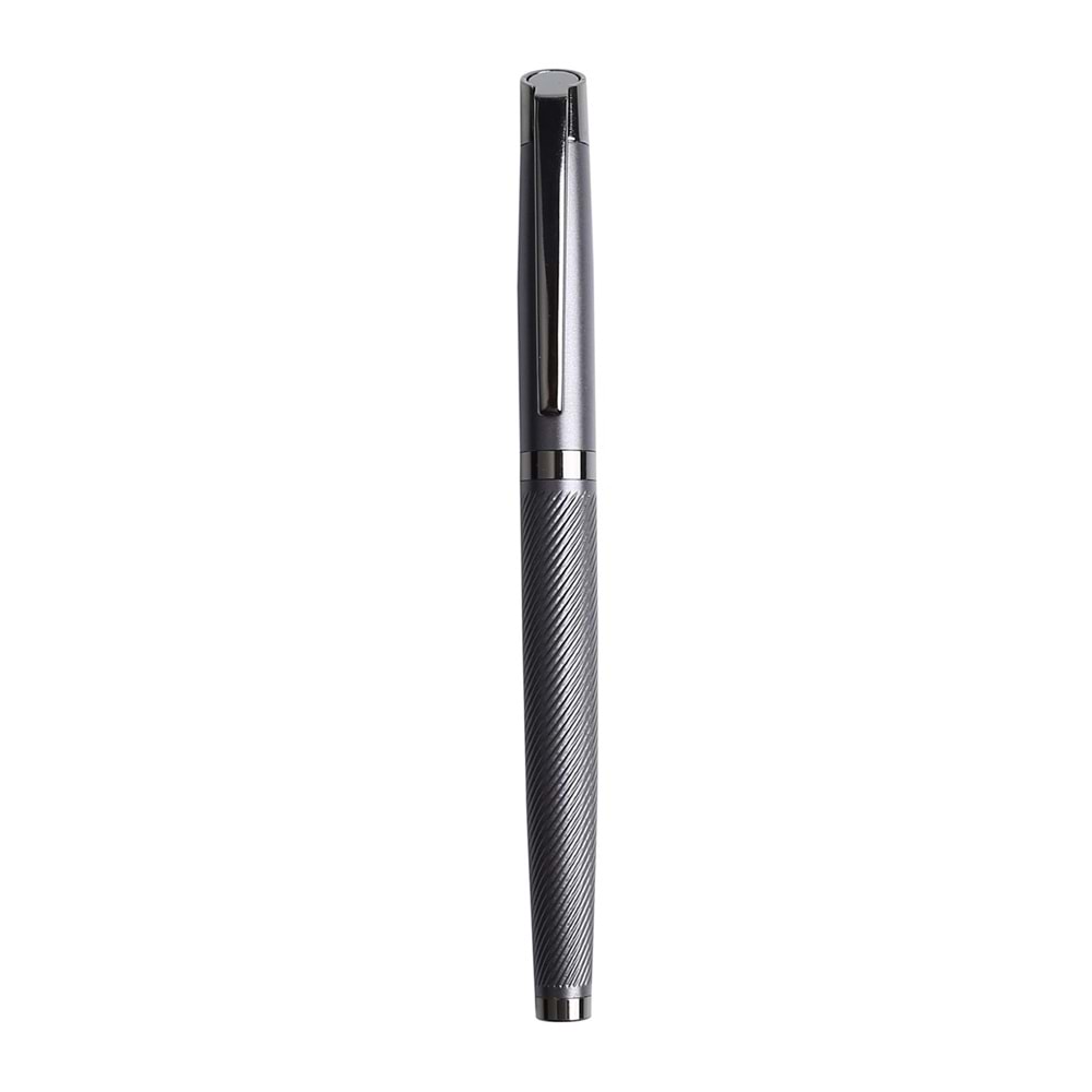 DÜZİÇİ FÜME METAL ROLLER KALEM 