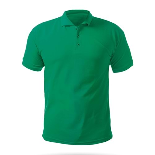 AÇELYA YEŞİL XXL POLO YAKA TİŞÖRT